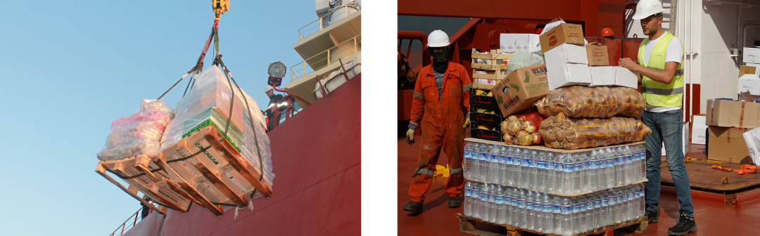 Fresh vessel provision supply 10