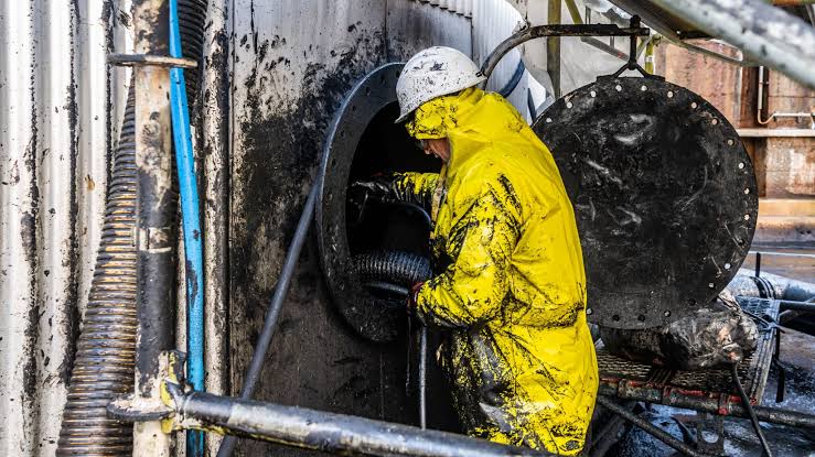 Vessel cleaning operation 10