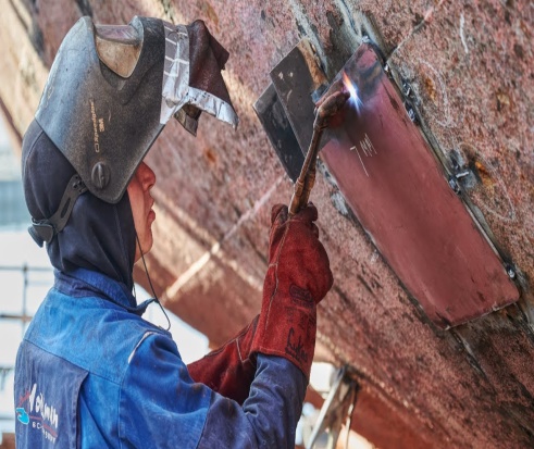 Ship repairing operation 14