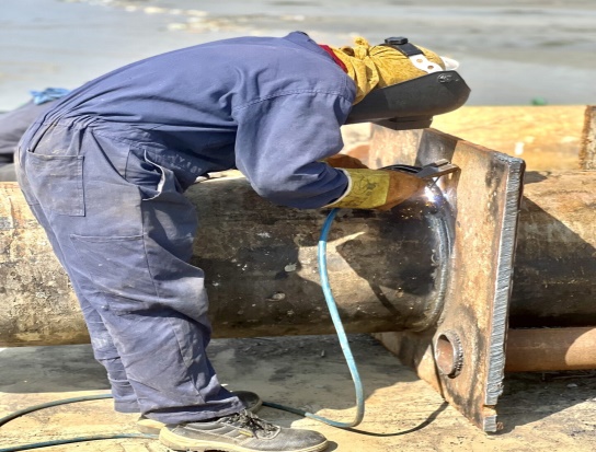 Ship repairing operation 11