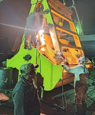 Ship repairing operation 8